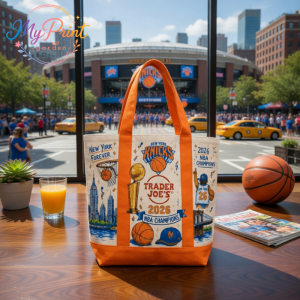 New York Knicks 2026 NBA Champions Canvas Tote Bag 3 8